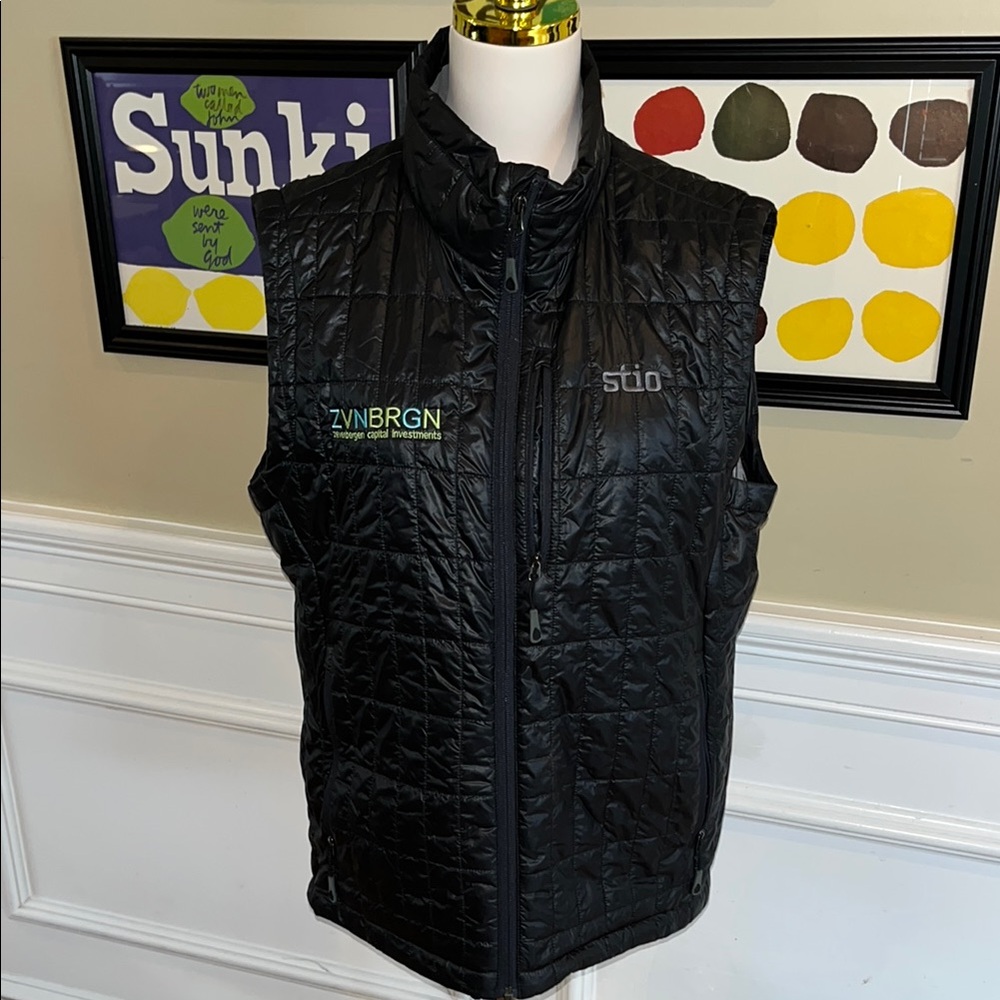 Stio Men's Boundary Black Azura Insulated Vest